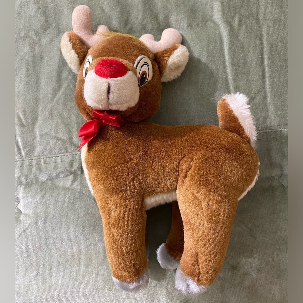 Rudolph the red nose reindeer stuffed animal #OSS